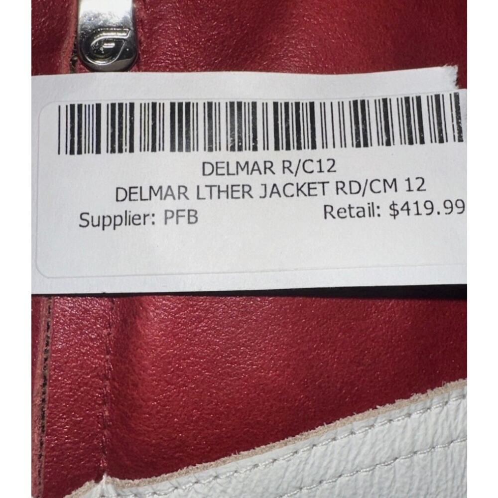 Heinz Gericke Delmar Red and White Motorcycle Jacket. - Picture 14 of 14